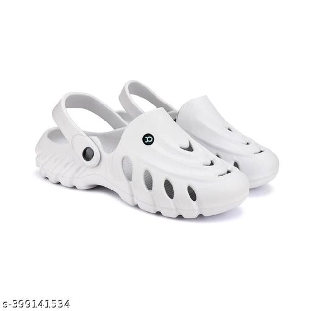 Clogs for Men (White, 6)