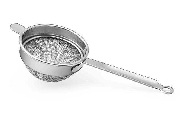 ELEPHANT Inox round tea Strainer (8cm Dia, Pack of 1)