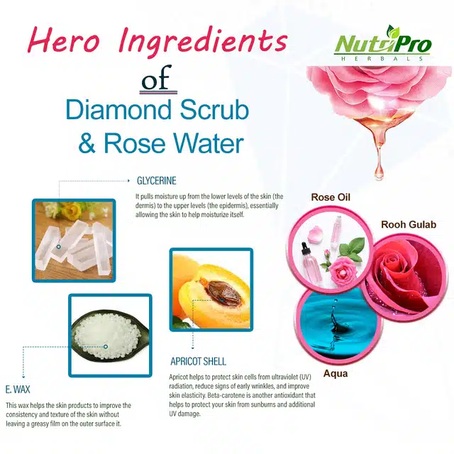 Diamond Scrub & Rose Water (Set of 2)