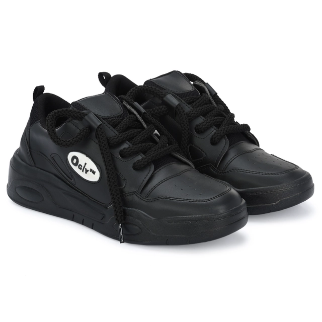 Casual Shoes for Men (Black, 6)