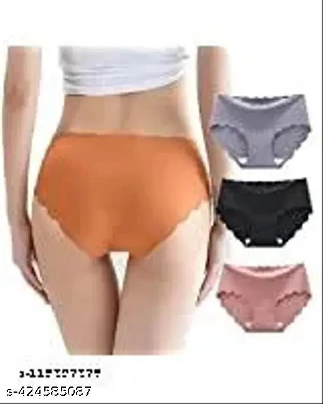 Cotton Blend Briefs for Women (Multicolor, S) (Pack of 6)