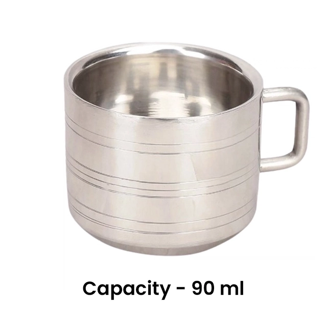 NIVIS Steel Double Wall Mug (90 ml)