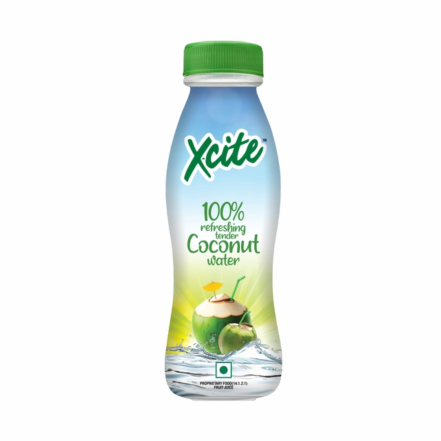 X-Cite 100% रिफ्रेशिंग टेंडर कोकोनट वॉटर 200 ml (Pet Bottle)