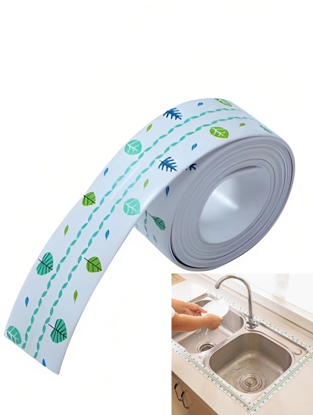 PVC Waterproof Sink Sealing Adhesive Tape (Multicolor)