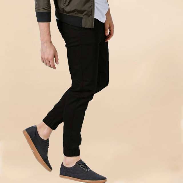 Lezendary Apparels Denim Mens Jogger (Black, 28) (LA-46)