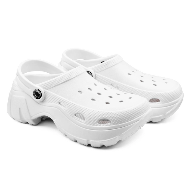 Clogs for Women (White, 5)