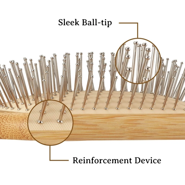 Wooden Hair Comb (Brown)