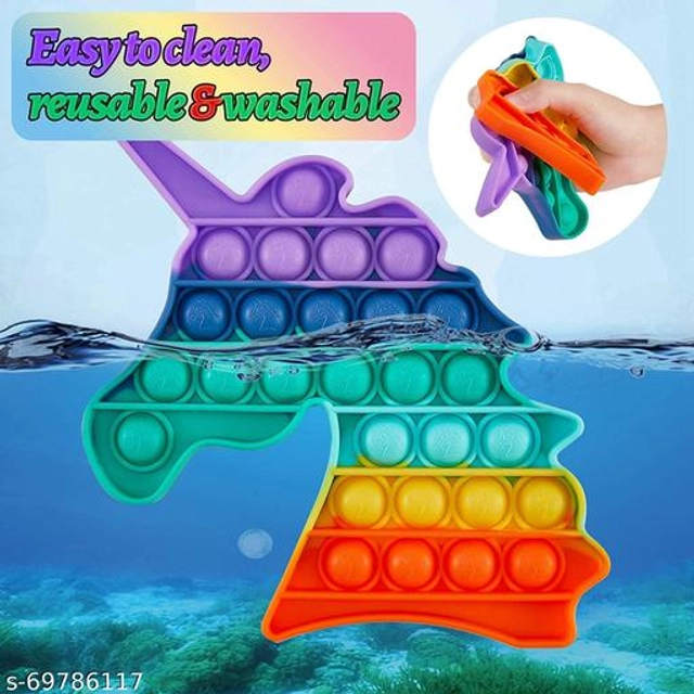 Silicone Fidget Toys for Kids (Multicolor)