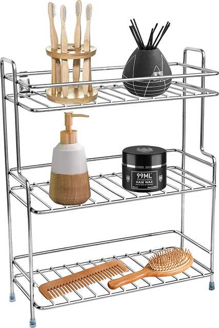 Pla 3-Tier Multipurpose Storage Rack For Kitchen (A-8)