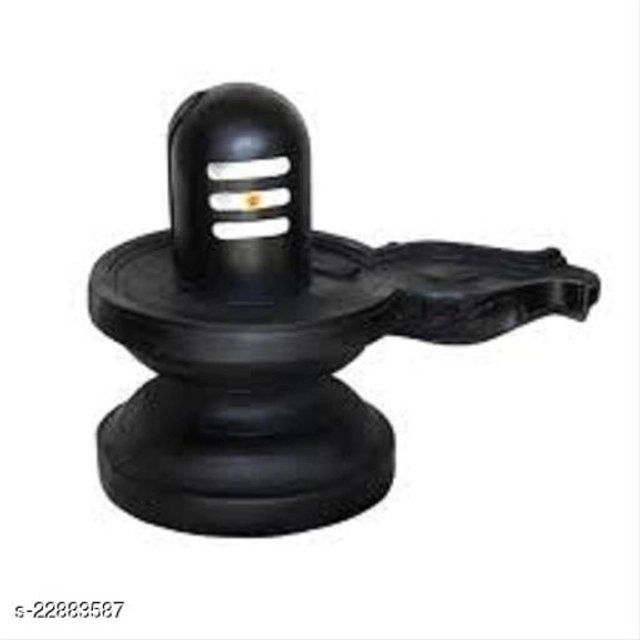 Marble Shivling Idol (Black)