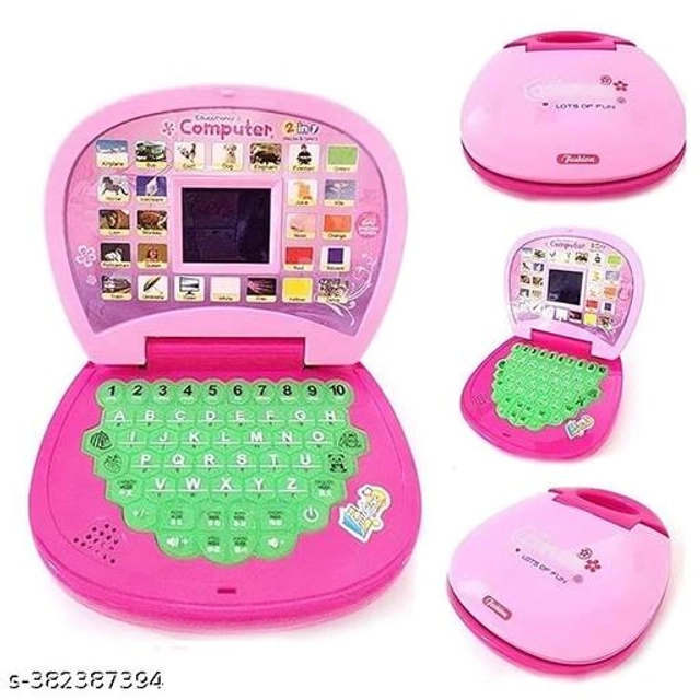 Toy Laptop for Kids (Pink)