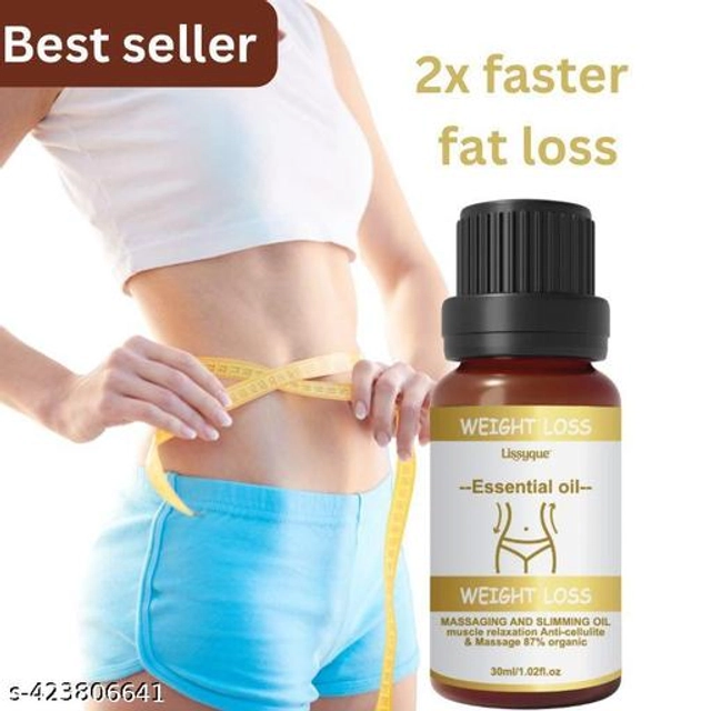  Lissyque Ginger Body Slimming Oil For Fat Reduce-Weight Loss , Body shaping Oil For Weight Loss , Fat Reducing Oil For Weight Loss (30ml) pack of 1