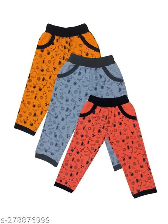 Pyjamas for Boys (Multicolor, 2-3 Years) (Pack of 3)