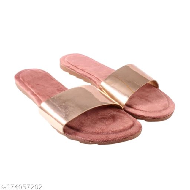 Flats for Women (Pink, 4)