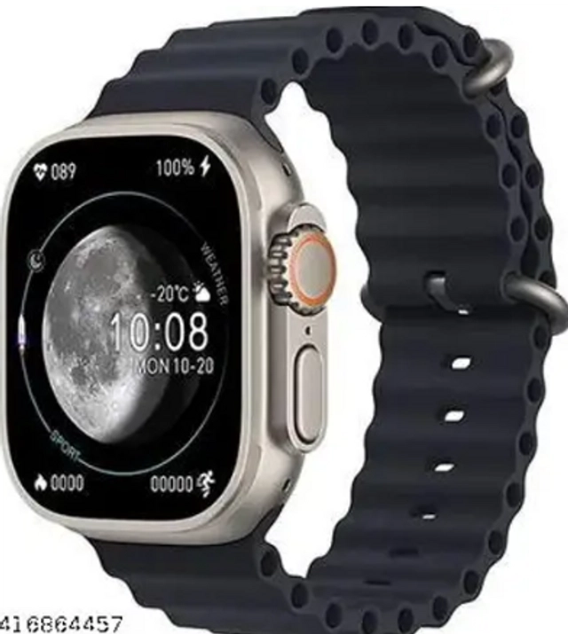 T800 Ultra Smartwatch for Men & Women (Black)