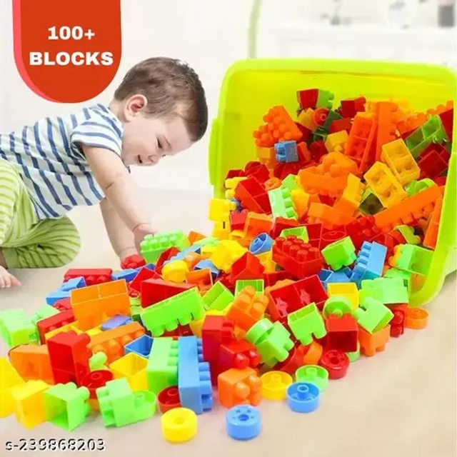 VEER TRADING Toys Block Set of 100 Pcs (Pack of 1)