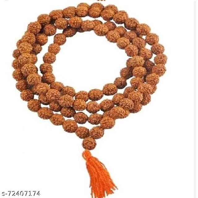 Wooden Rudraksh Jap Mala (Brown)