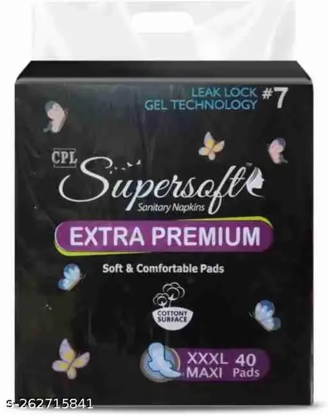 Supersoft 40 Pcs Sanitary Pad (XXXL)