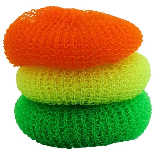 SHAGUN Nylon Multi Purpose Scrubber (Set of 3)