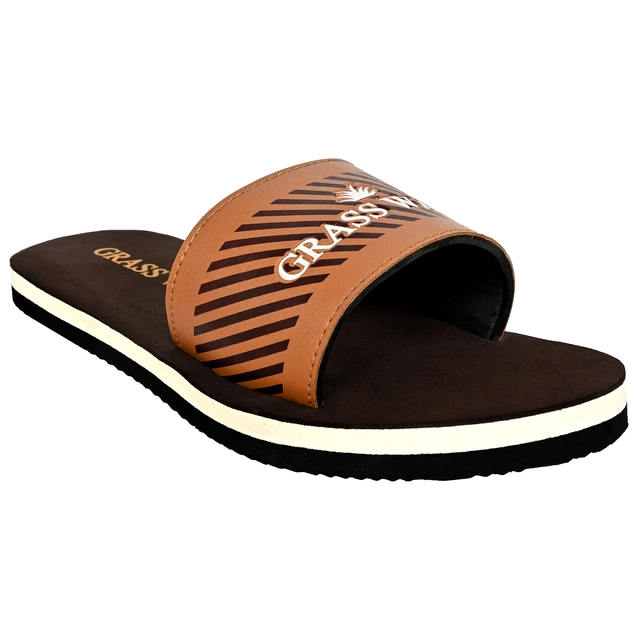 Sliders for Men (Brown, 6)