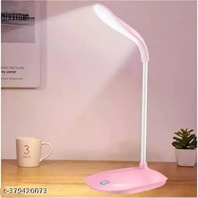 Plastic Table Lamp (Pink)