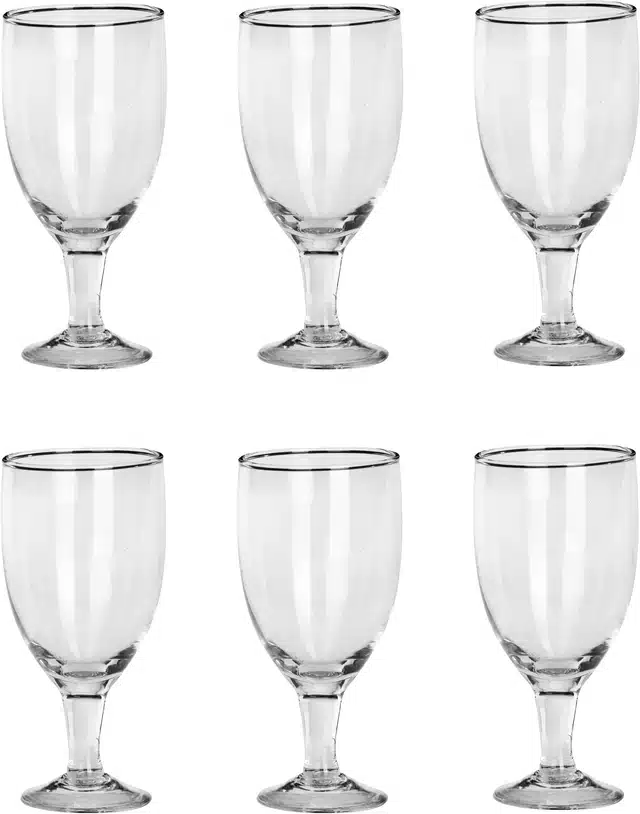 Liquor cum Cocktail Glasses (Transparent, 180 ml) (Pack of 6)