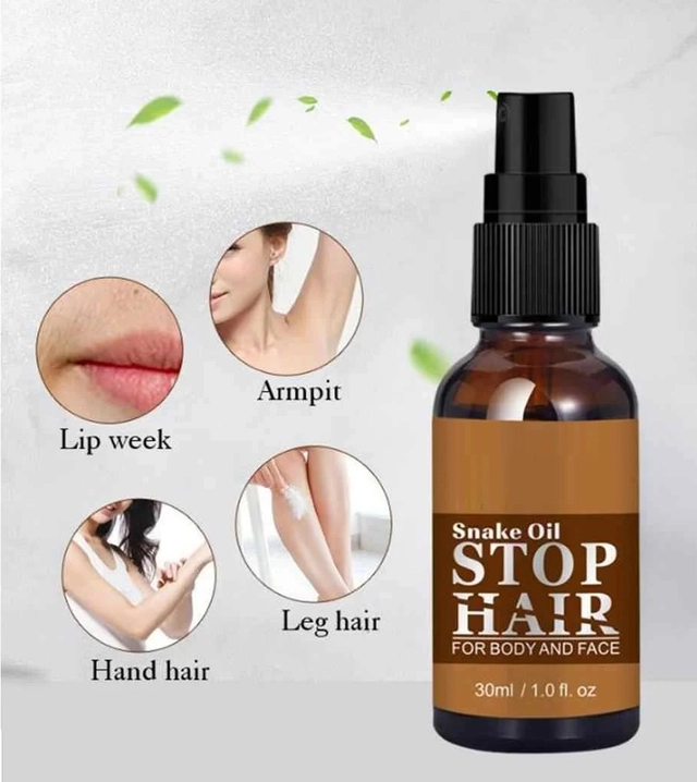 Snake Oil Stop Hair Body & Face Hair Remover Spray (30 ml)