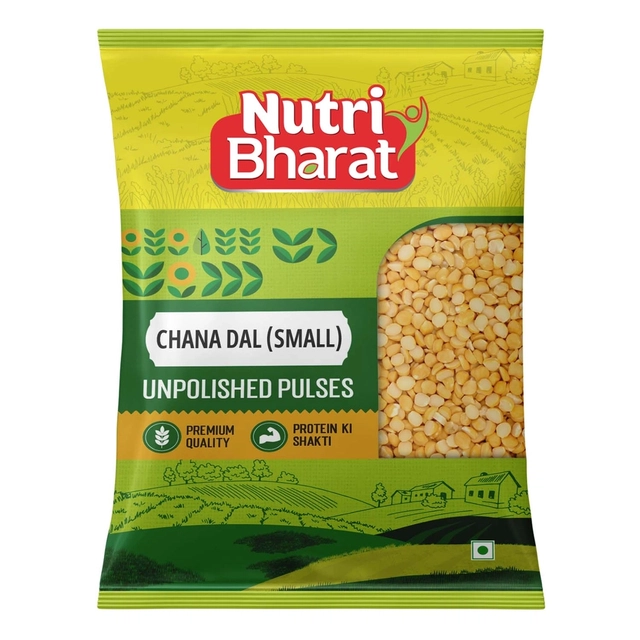 न्यूट्री भारत अनपॉलिश चना दाल (स्माल) 1 Kg