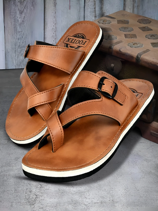 Slippers for Men (Tan, 6)