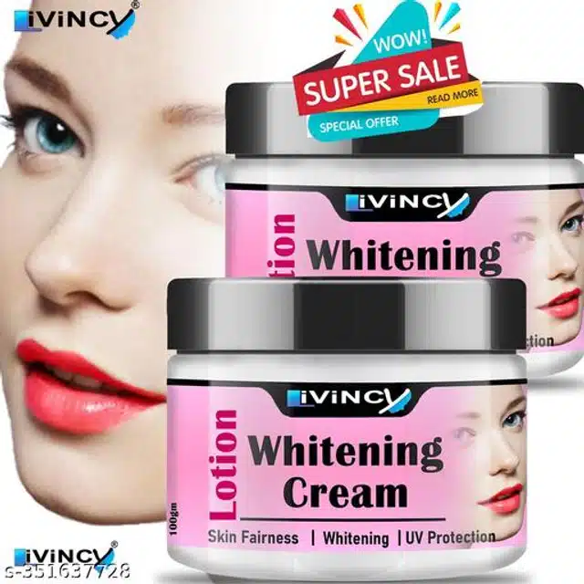 Livincy Whitening Cream (100 g, Pack of 2)