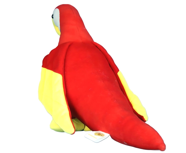 King Parrot Soft Stuffed Animal Toy for Kids (Red)