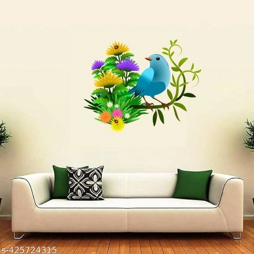 PVC Vinyl Wall Sticker (Multicolor, 32x45 cm)