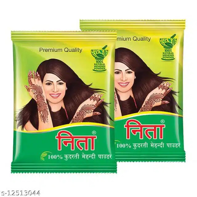 Neeta Mehendi Powder (Natural Brown, 500 g) (Pack of 2)