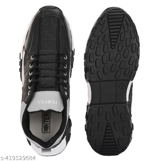 Casual Shoes for Men (Black, 6)