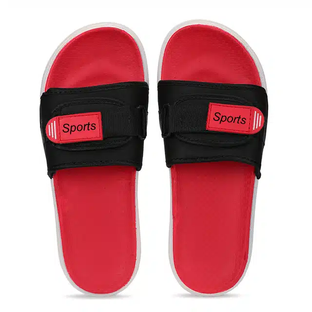 Bersache Kids Casual Flip Flops (Red, 11C) (VKI-65)