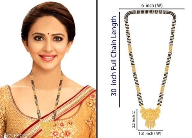 Alloy Mangalsutra for Women (Multicolor)