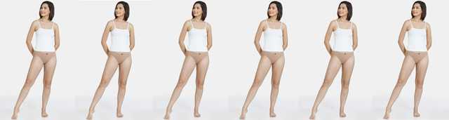 Cotton Top Innerwear For Girls (Pack Of 6 ) (White, XL) (D140)