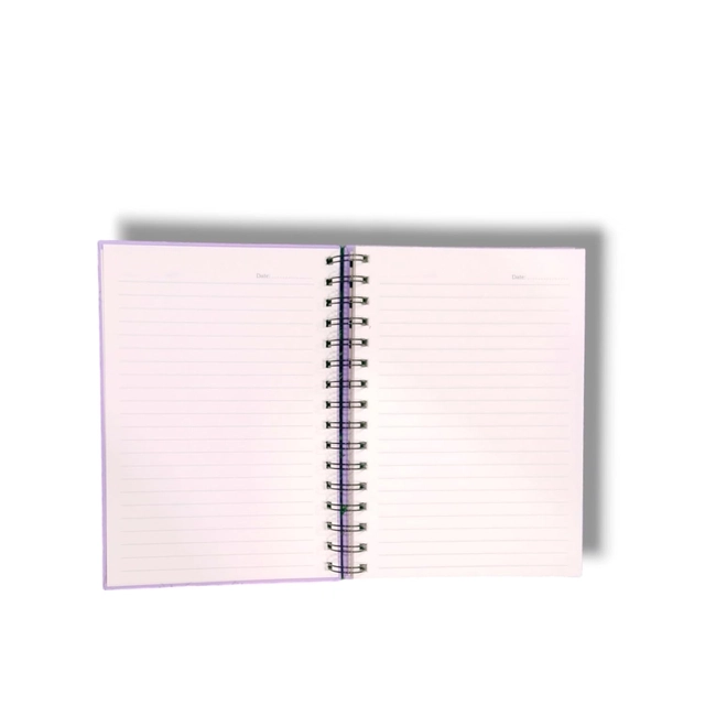 Printed Ruled Spiral Notebook (Multicolor)