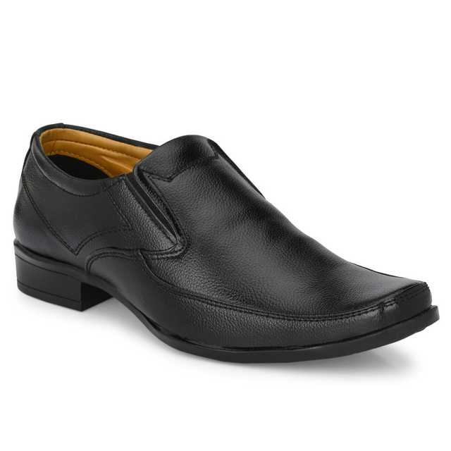 Katenia Synthetic Men Formal Shoes (Black, 7) (KF-17)