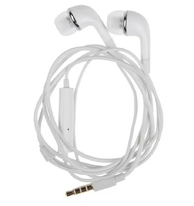 Extra Bass Quality in The Ear Wired Earphones (White)