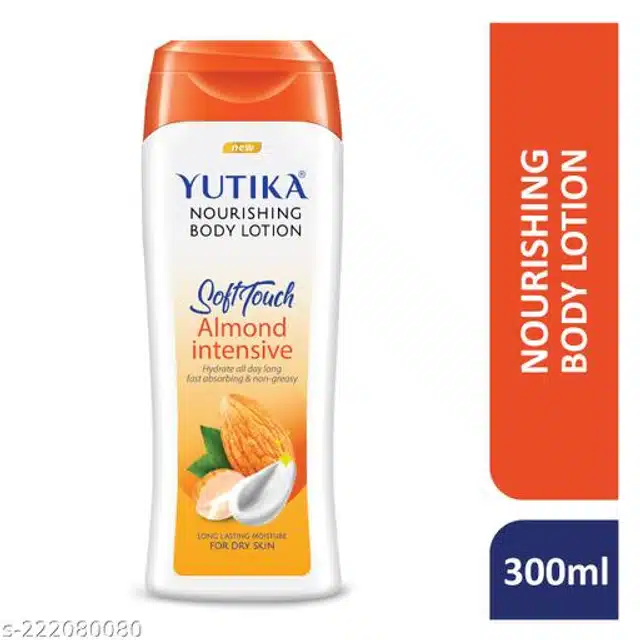 Yutika Soft Touch Almond Intensive Body Lotion (300 ml, Pack of 3)