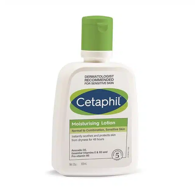 Cetaphil Gentle Skin Cleanser (125 ml) with Moisturising Lotion (100 ml) (Set of 2)