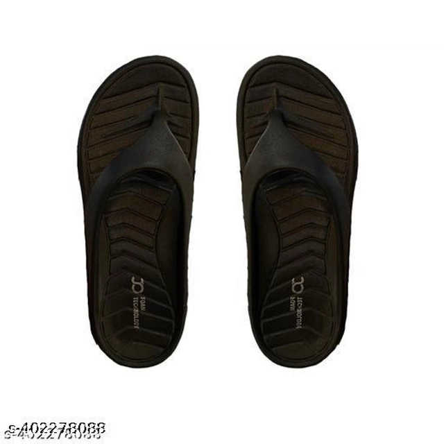 Flipflops for Women (Black, 5)