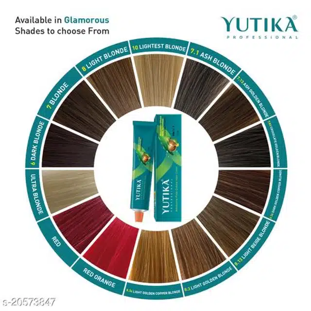 Yutika Professional Creme Hair Color (Lightest Blonde, 100 g)