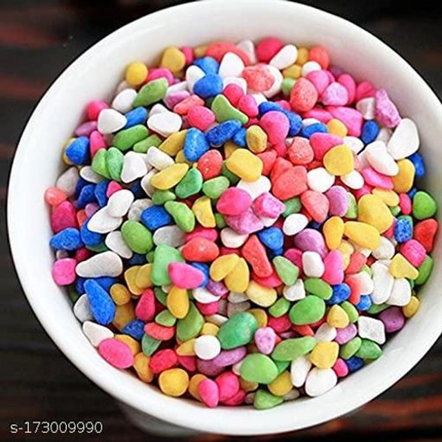 Decoration Pebbles Stones (Multicolor, 1000 g)