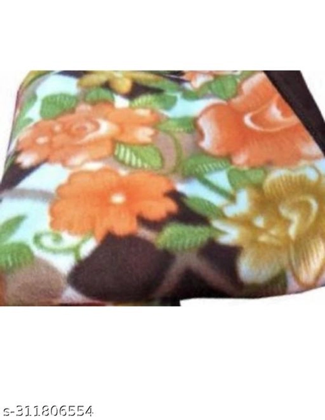 Fleece Blankets for Home (Pack of 2) (Multicolor, Free Size)