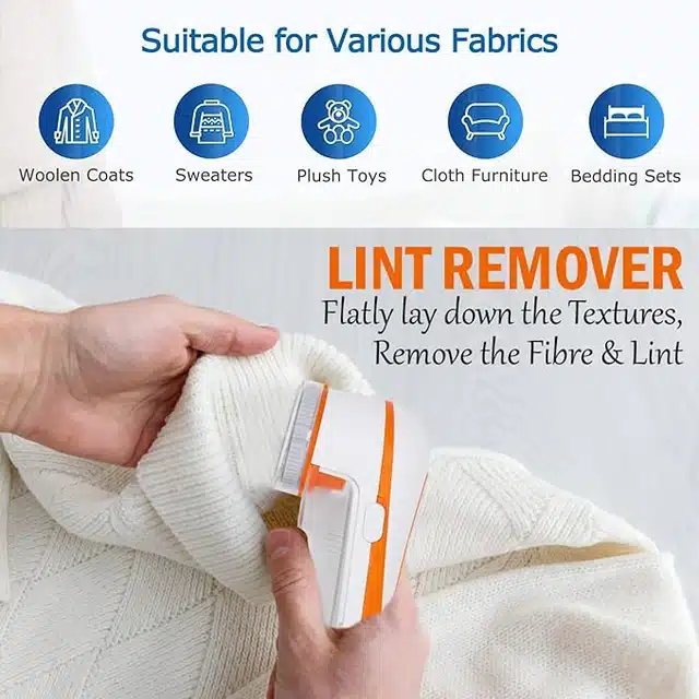 Lint Remover (Orange, 100 Watt)