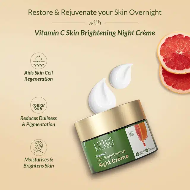 Lotus Botanicals Skin Brightening Night Cream (50 g)