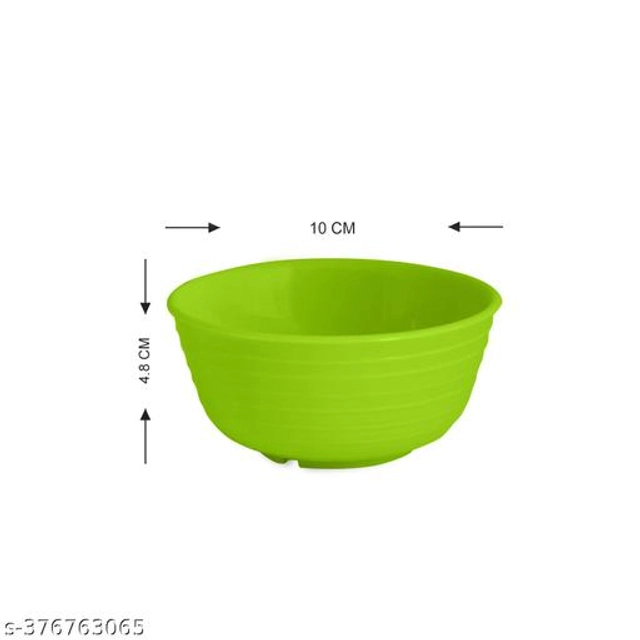 Plastic Bowls (Multicolor, 300 ml) (Pack of 18)