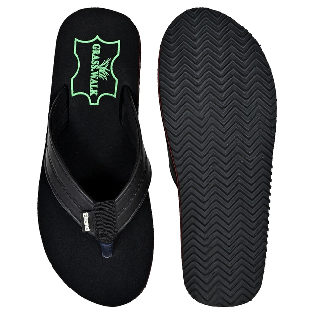 Flipflops for Men (Black, 6)